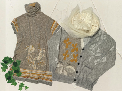 AIRカシミヤ　Vネックカーディガン